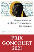 La plus secrète mémoire des hommes - Prix Goncourt