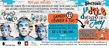 Flyer spectacle intégral - Drôle d'histoire de joey